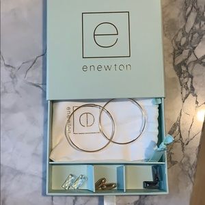 Enewton Endless Gold Hoops with attachments